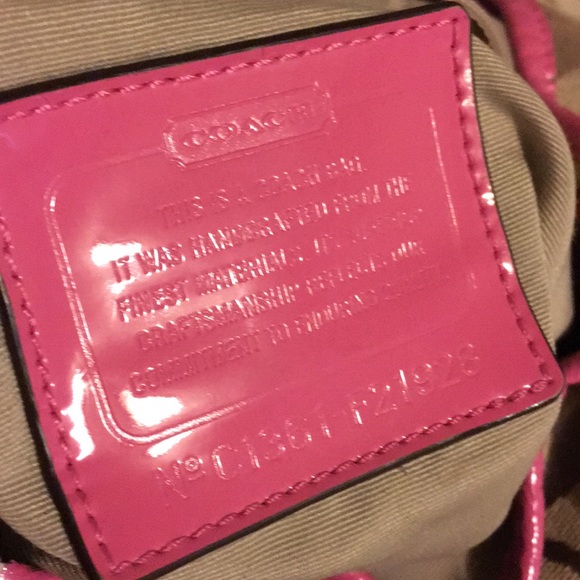 Coach Signature Cloth Backpack - Picture 4 of 4